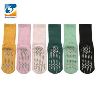 Mittlere Waden-Yoga-Grip-Socken