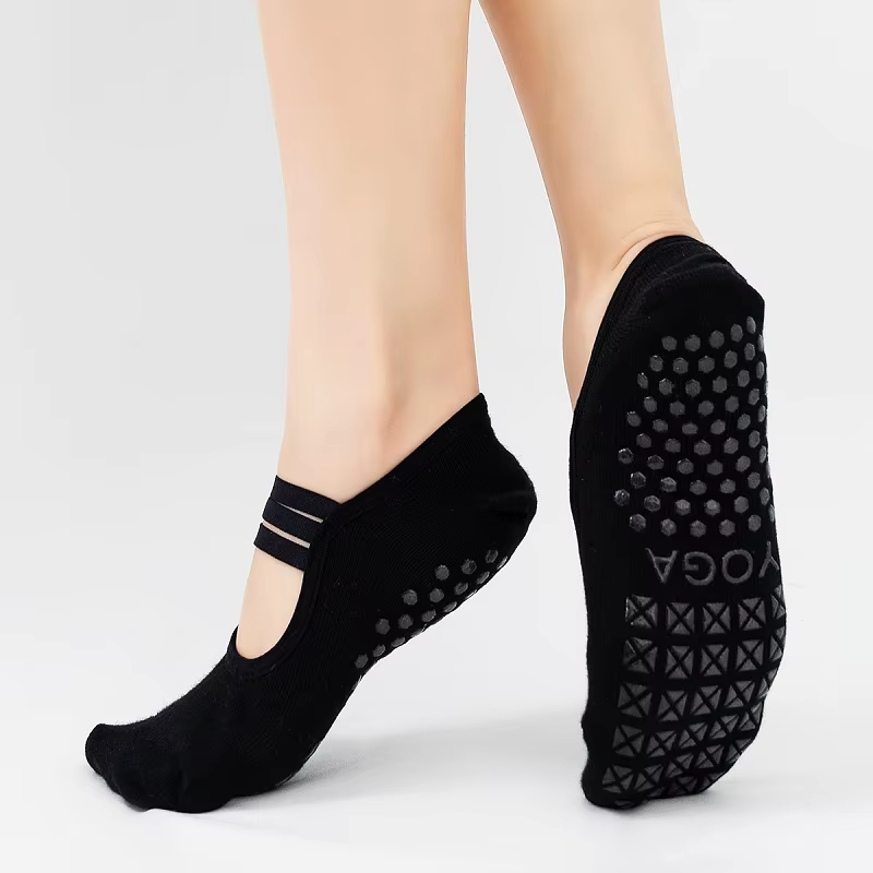 OEM Custom Logo Yoga Pilates Socks With Grips Sole suppliers