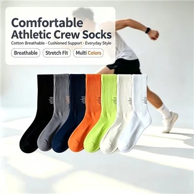 Slouch OEM Crew gestrickte Sportsocken aus Baumwolle